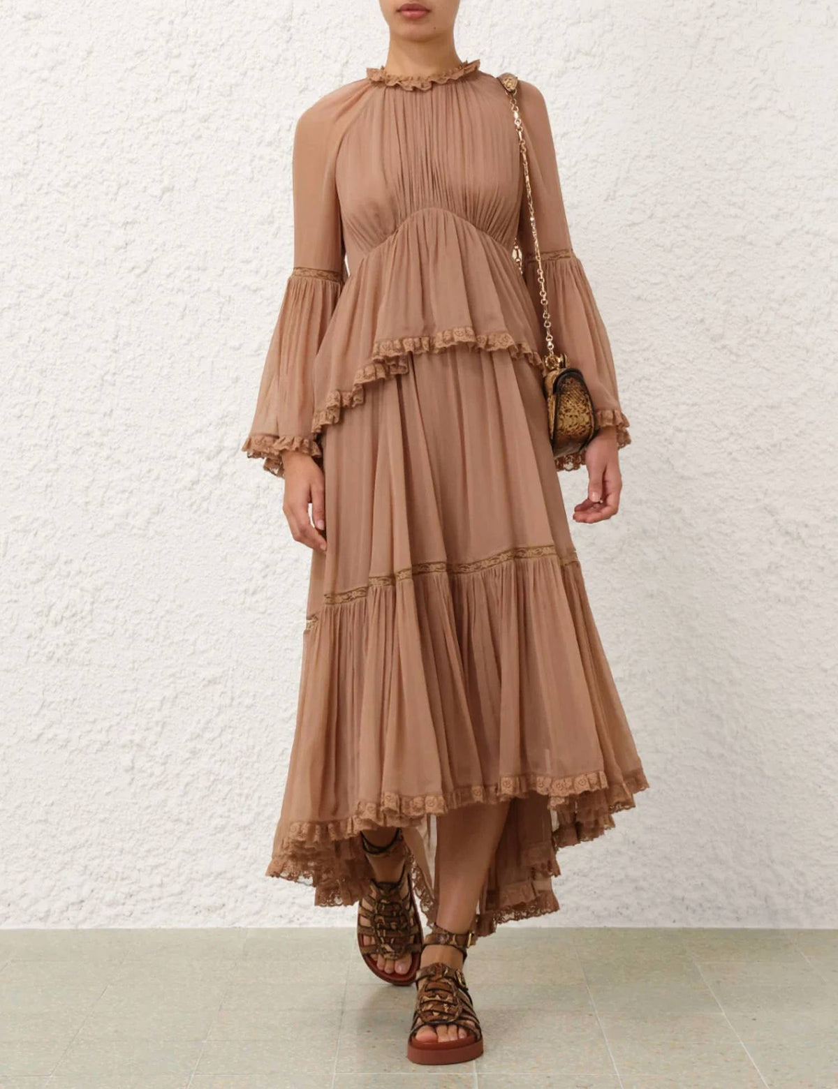Zimmermann - Hypnotic Peplum Flutter Dress