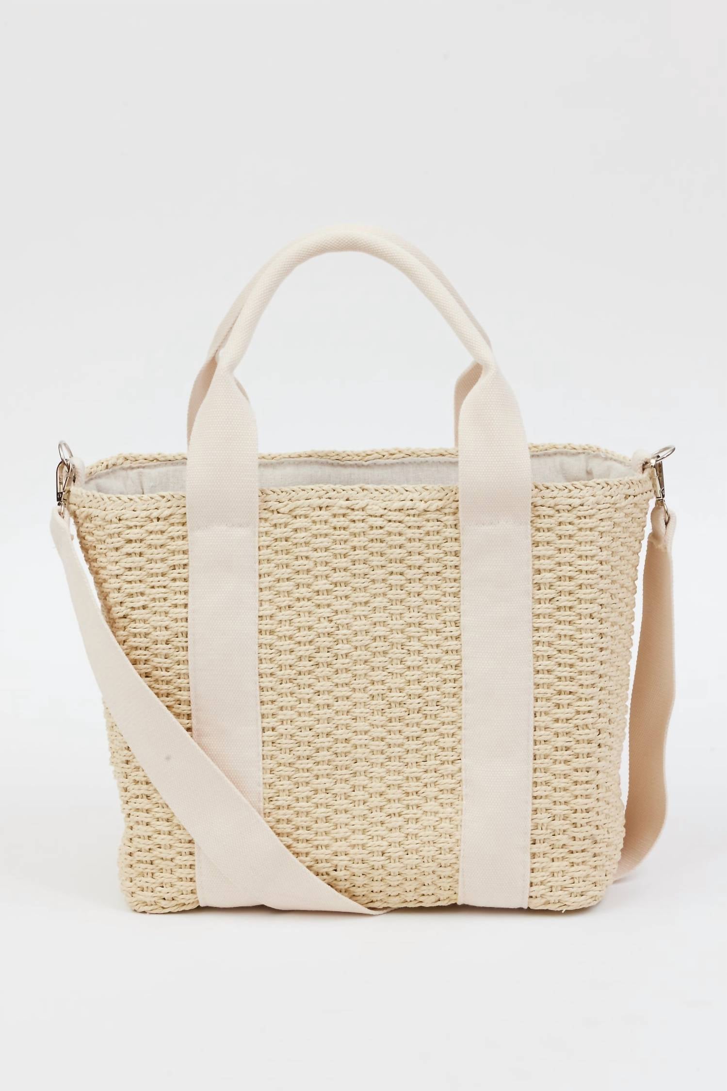 Hat Attack - Women's Modern Straw Cooler Tote Bag