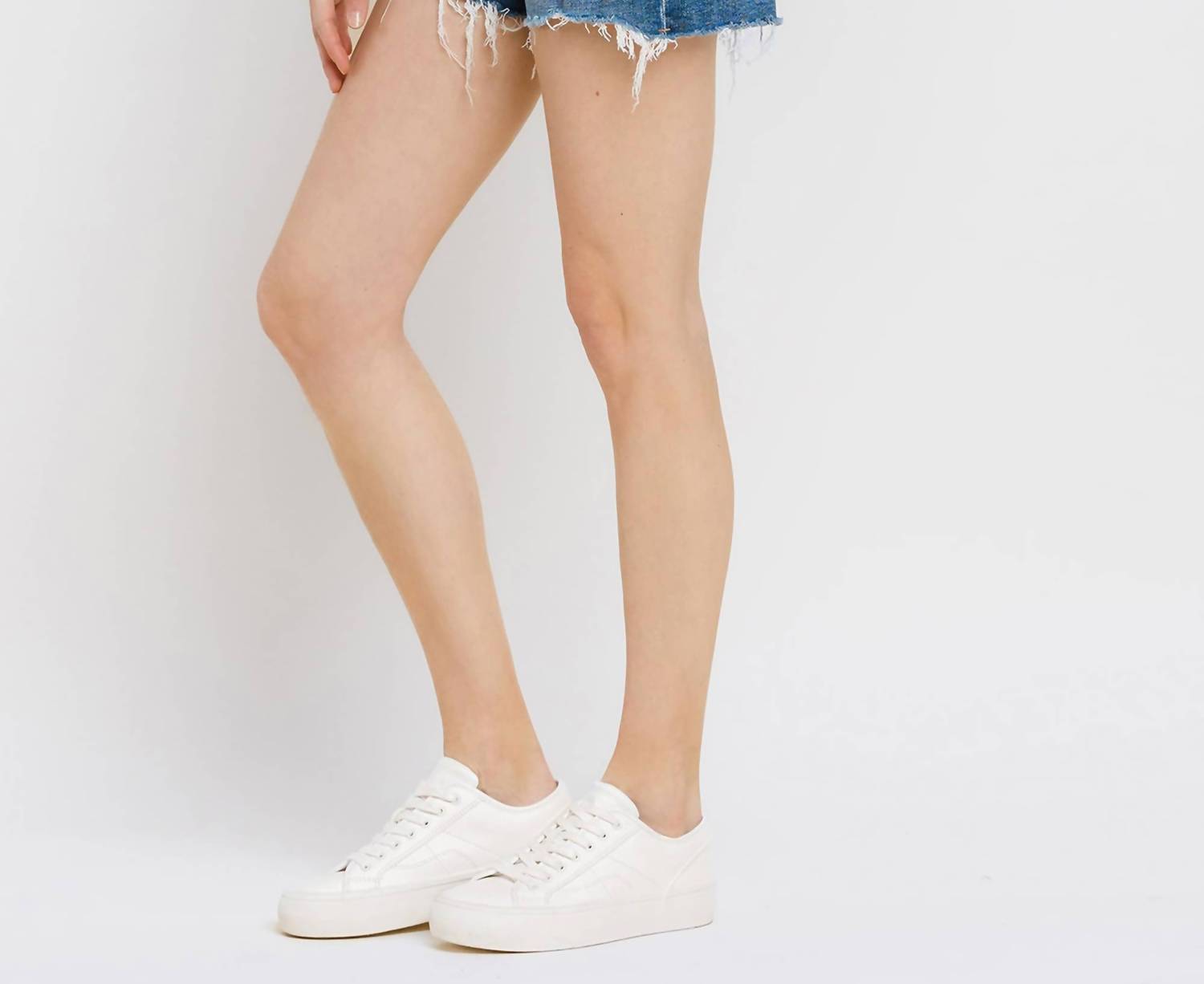 Vervet By Flying Monkey - High Rise Distressed Shorts