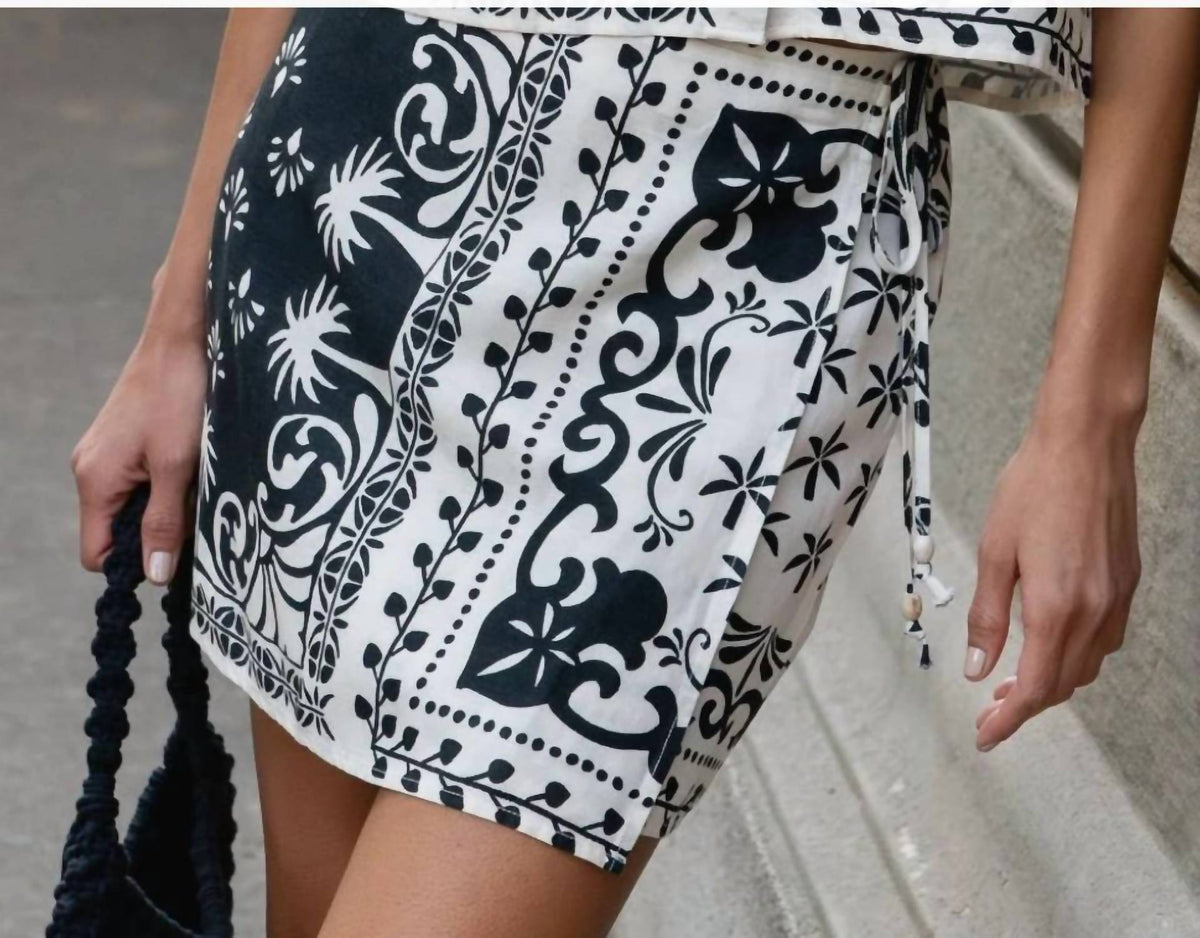 Bella Dahl - Wrap Skirt with Sash