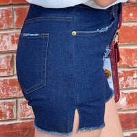 La Miel - High Rise Mineral Washed Shorts