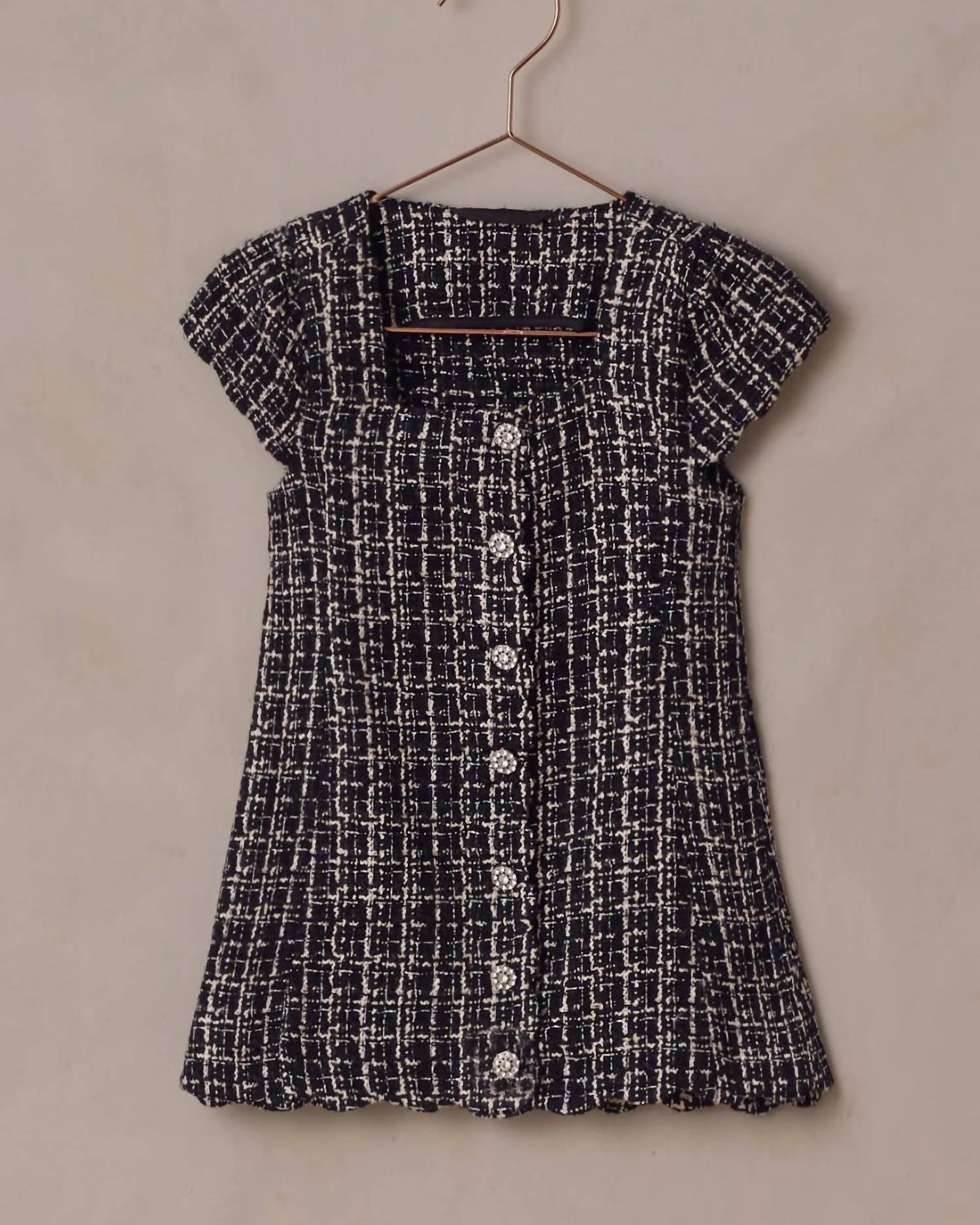 NORALEE Kids' Gabriella Dress in black - kids' dress - detail view