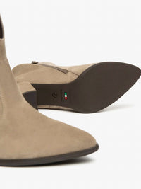 Nerogiardini - Women's Velour High Heel Ankle Bootie