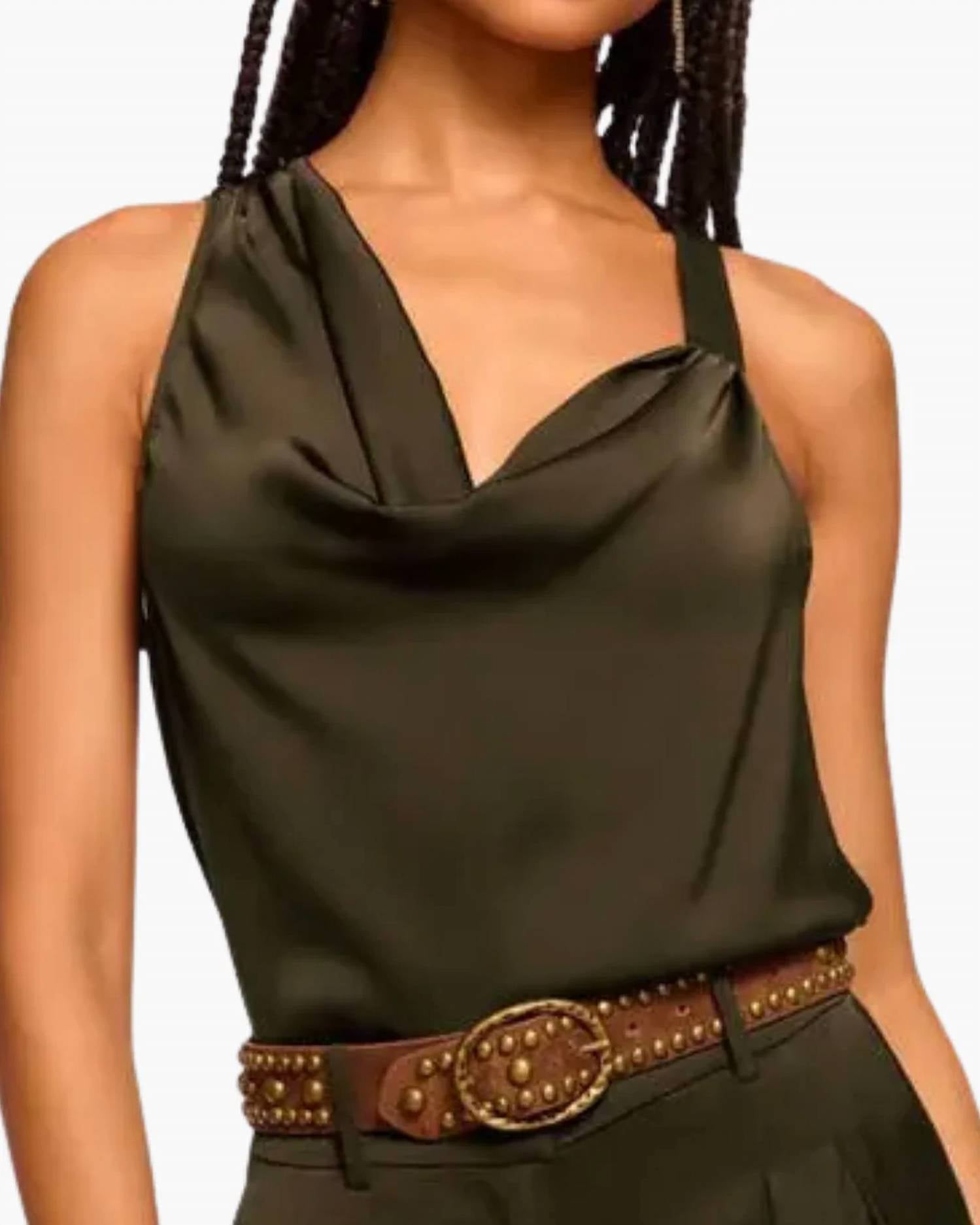 Ramy Brook - Zoe Cowl Neck Tank Top
