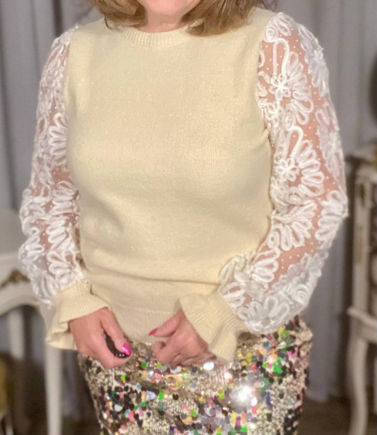 Thml - Gilded Elegance Sweater