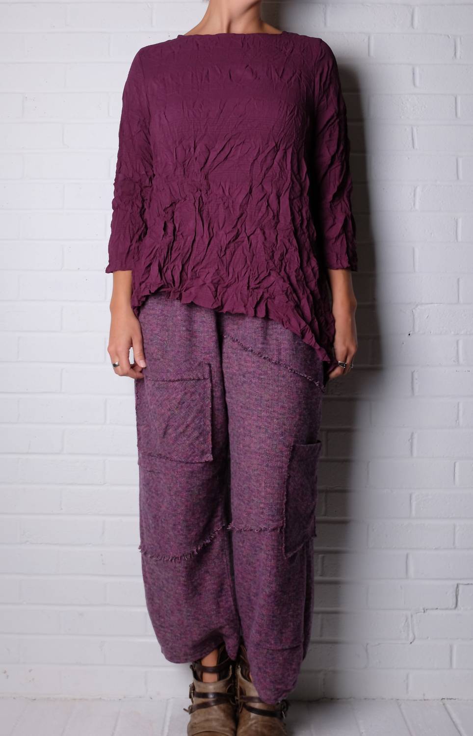 Bodil - Cotton Straight Leg Pants