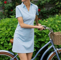 Southern Tide - Demi Solid Short Sleeve Polo Dress