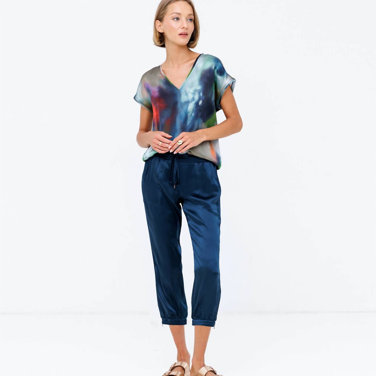 Go By Go Silk - Go Luxe Parachute Capri Pants