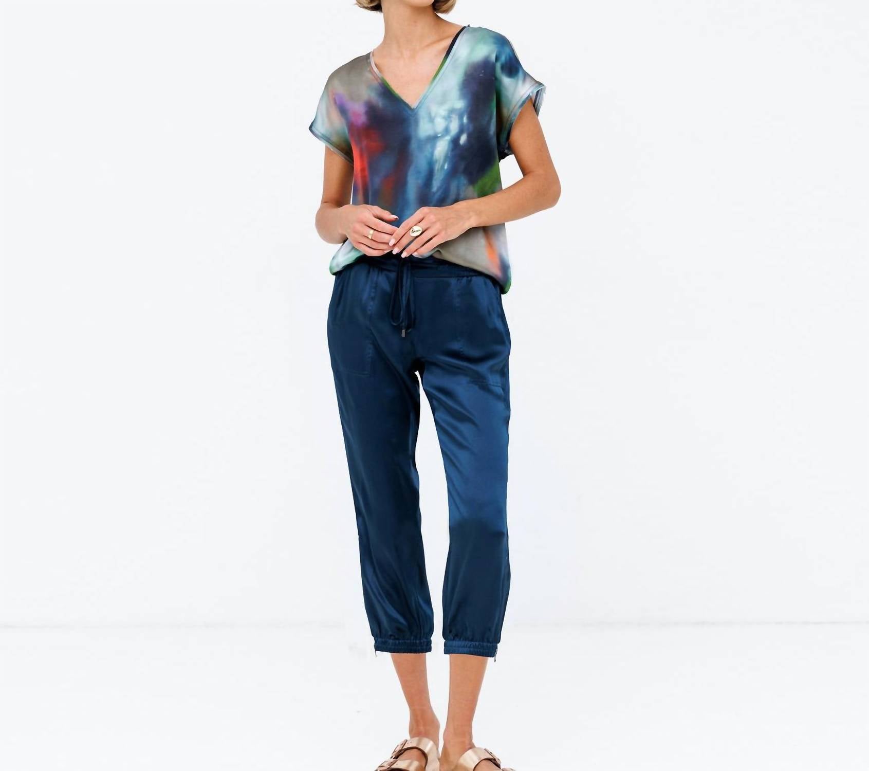 Go By Go Silk - Go Luxe Parachute Capri Pants