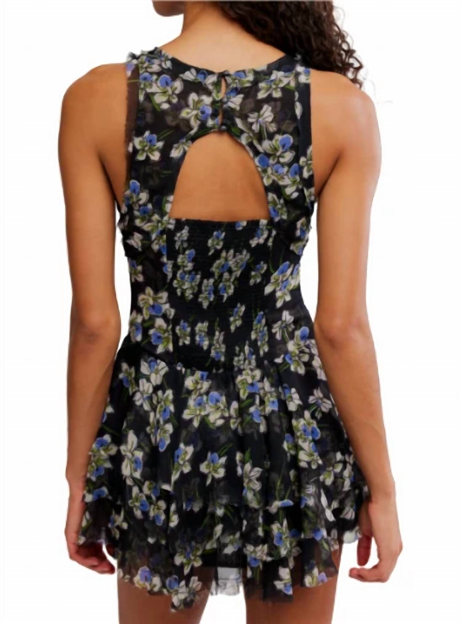 Free People - Raven Printed Mini Dress