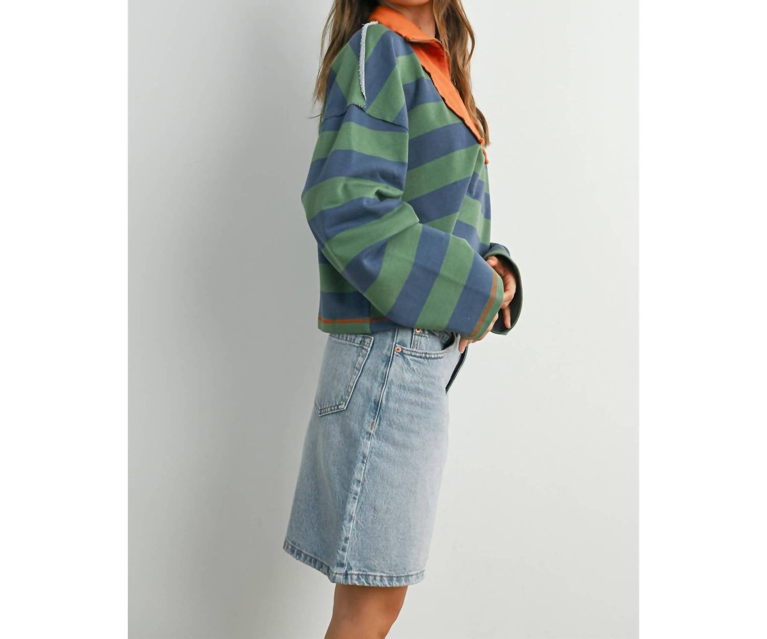 Buttermelon - Rugby Collar Sweatshirt