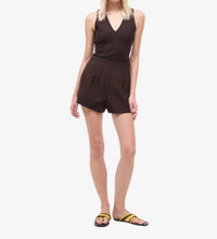 STAUD Magpie Shorts in earth - women's shorts