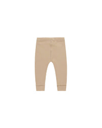 Quincy Mae - Girls' Ribbed Henley And Legging Set