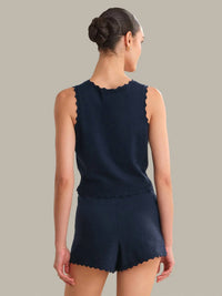 525 America - Valentina Button Down Sleeveless Top