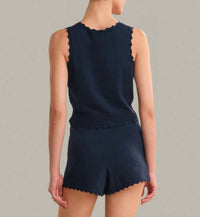 525 America - Valentina Button Down Sleeveless Top