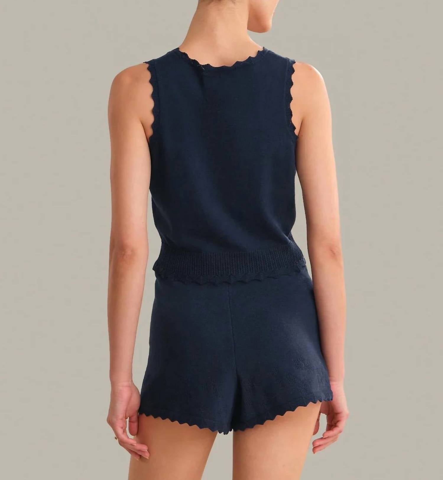525 America - Valentina Button Down Sleeveless Top