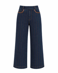 Lysse - Women's Landon Embroidered Wide Leg Denim