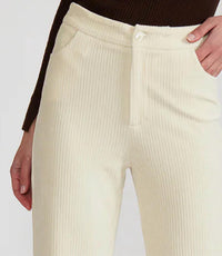 LUCY PARIS Adam Corduroy Pants in cream - women's pants - detail view
