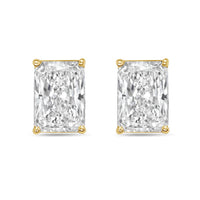 Diana M Jewels - Women's Radiant Lab-grown Diamond Stud Earrings (1.50 Tcw) - Petite
