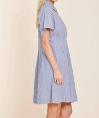 Dolce Cabo - Stripe Dart Waist Dress