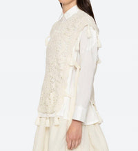 Sea - Nara Crochet Combo Shirt