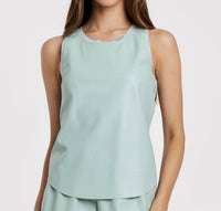 Another Love - Carmela Pleather Tank Top