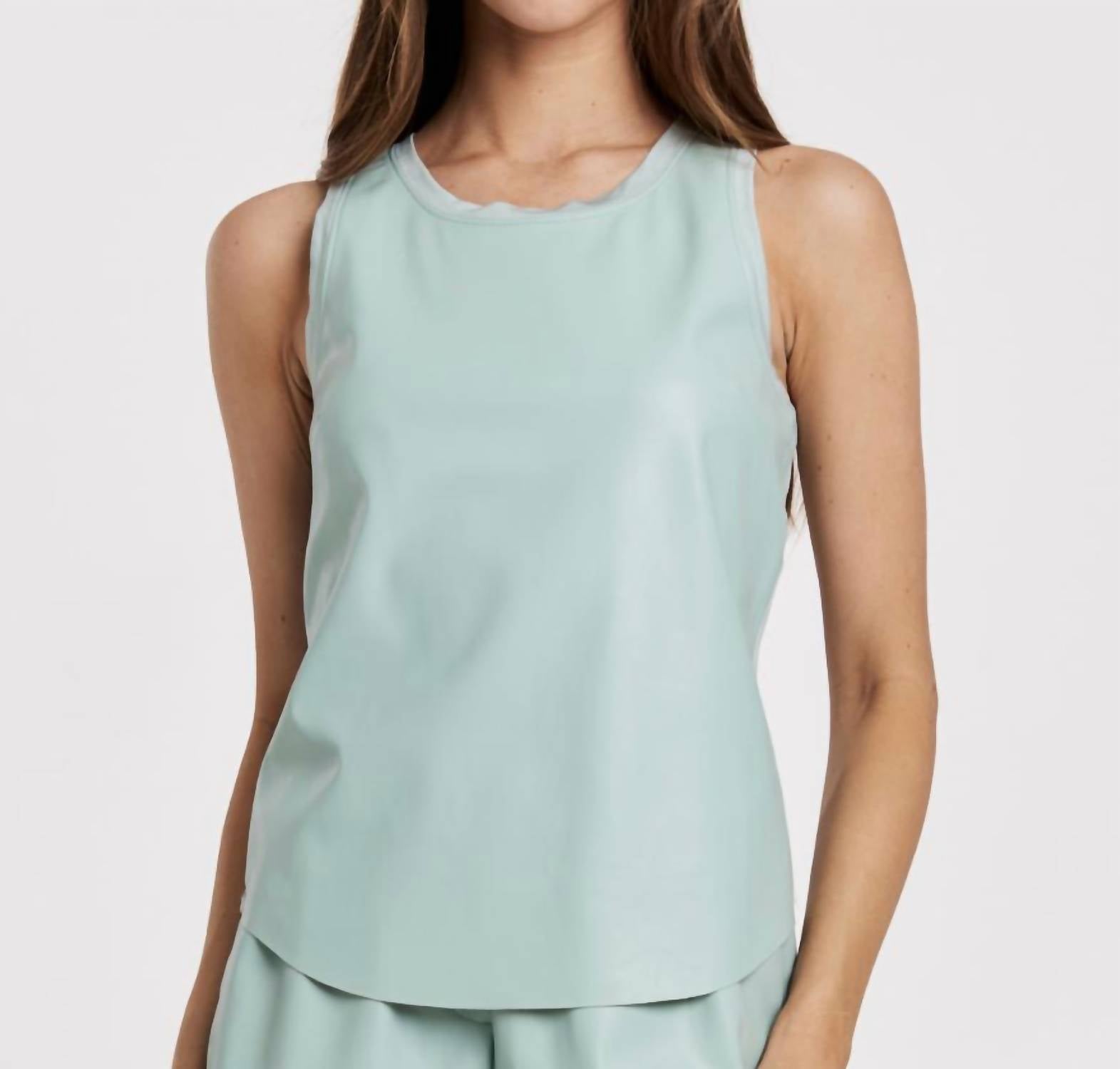 Another Love - Carmela Pleather Tank Top