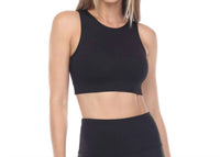 GOLDHAUS Elevate Sports Bra in black - women's intimate