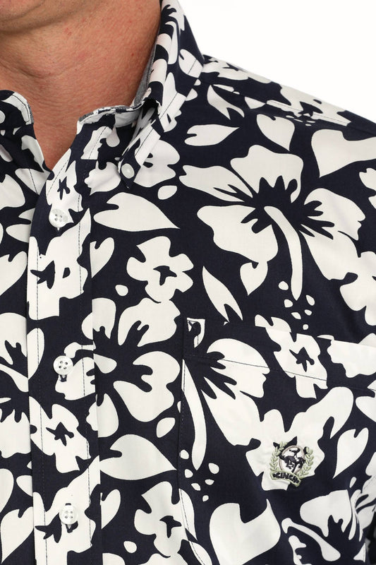 Cinch - Men's Long Sleeve Twill Print Shirt