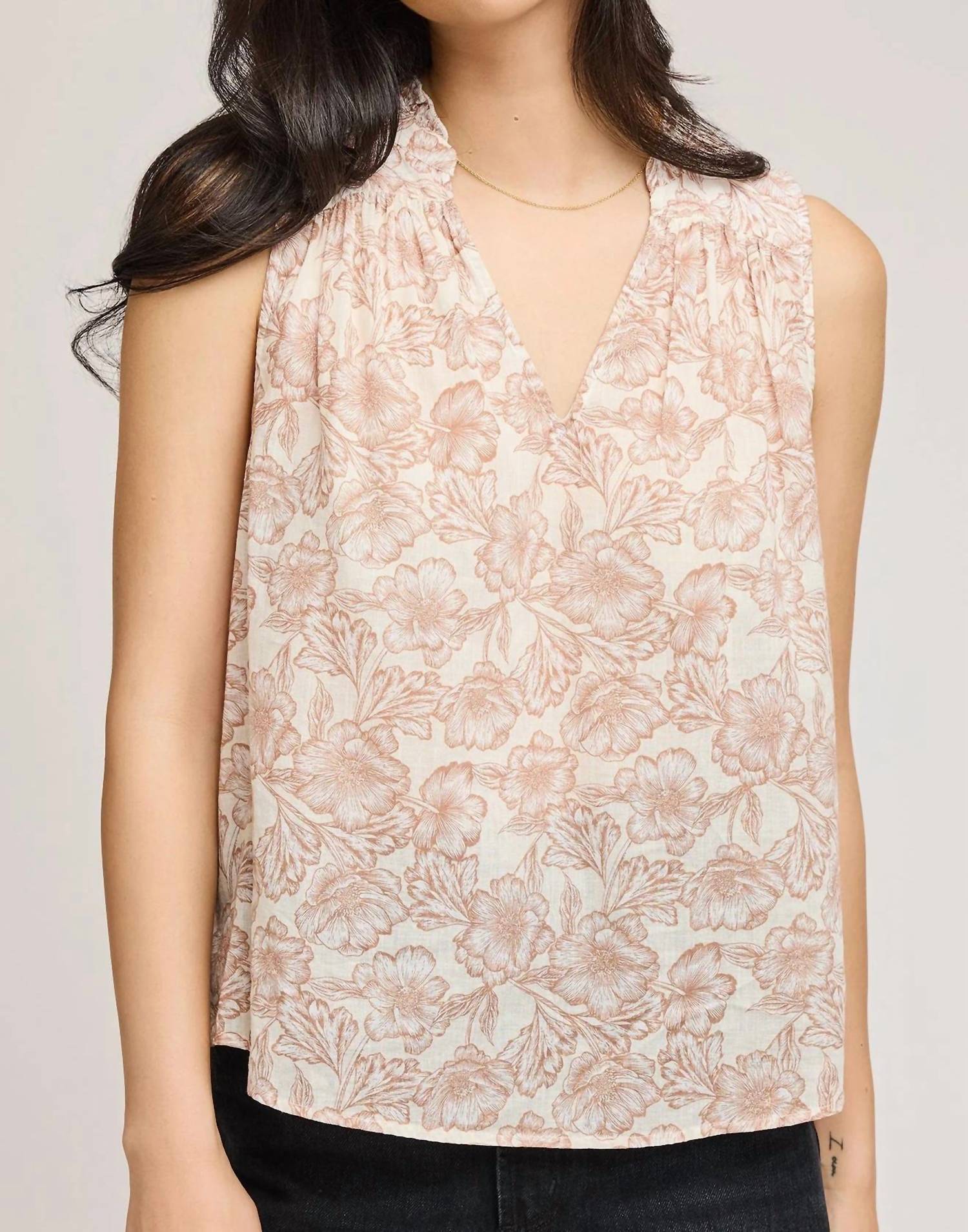 Gentle Fawn - Sofia Floral Sleeveless Top