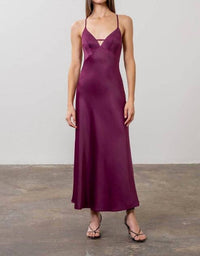 Moon River - Tie Back Midi Dress