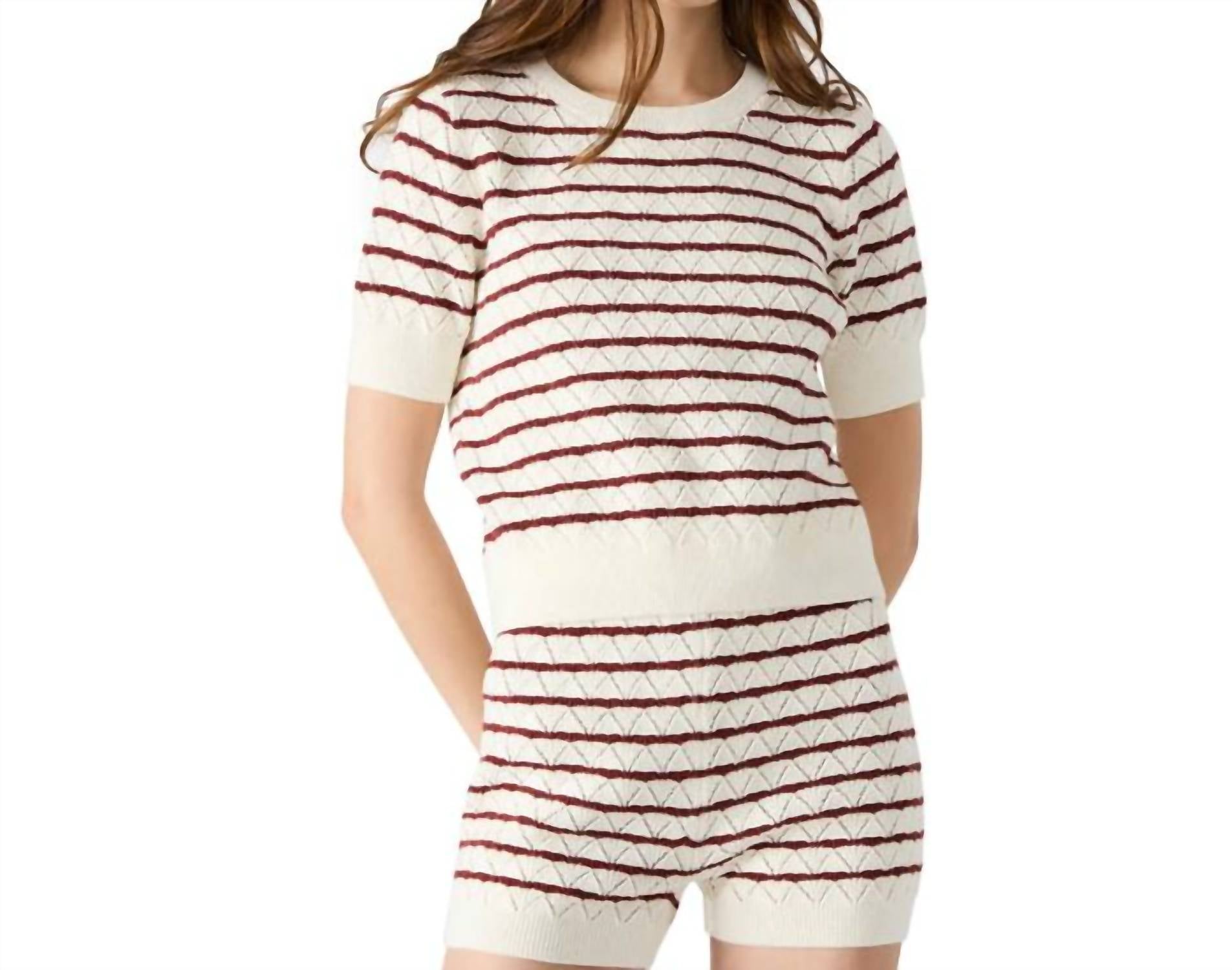 STEVE MADDEN Norris Striped Sweater - women's sweater