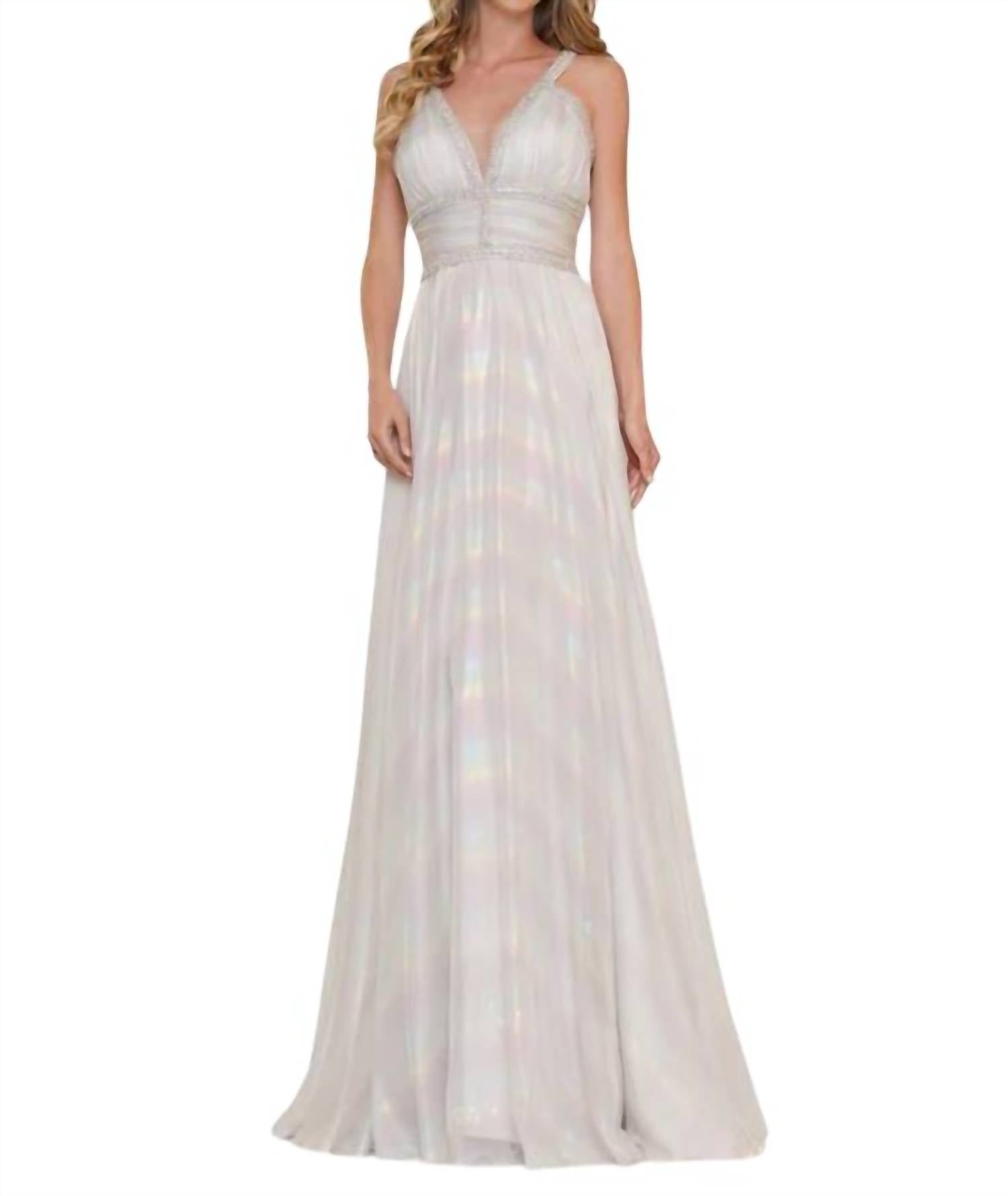 Colors Dress - Long Formal Glitter Chiffon Prom Dress