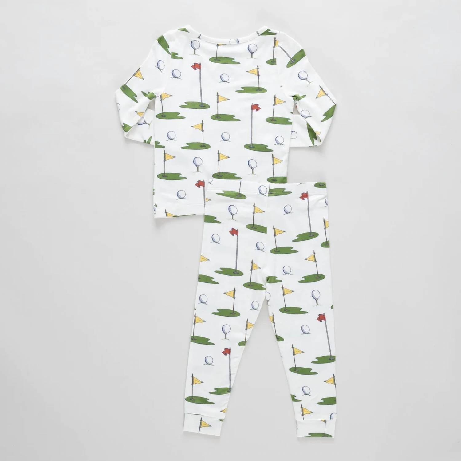 Pink Chicken - Kid's Golf Tournament Bamboo Pajamas