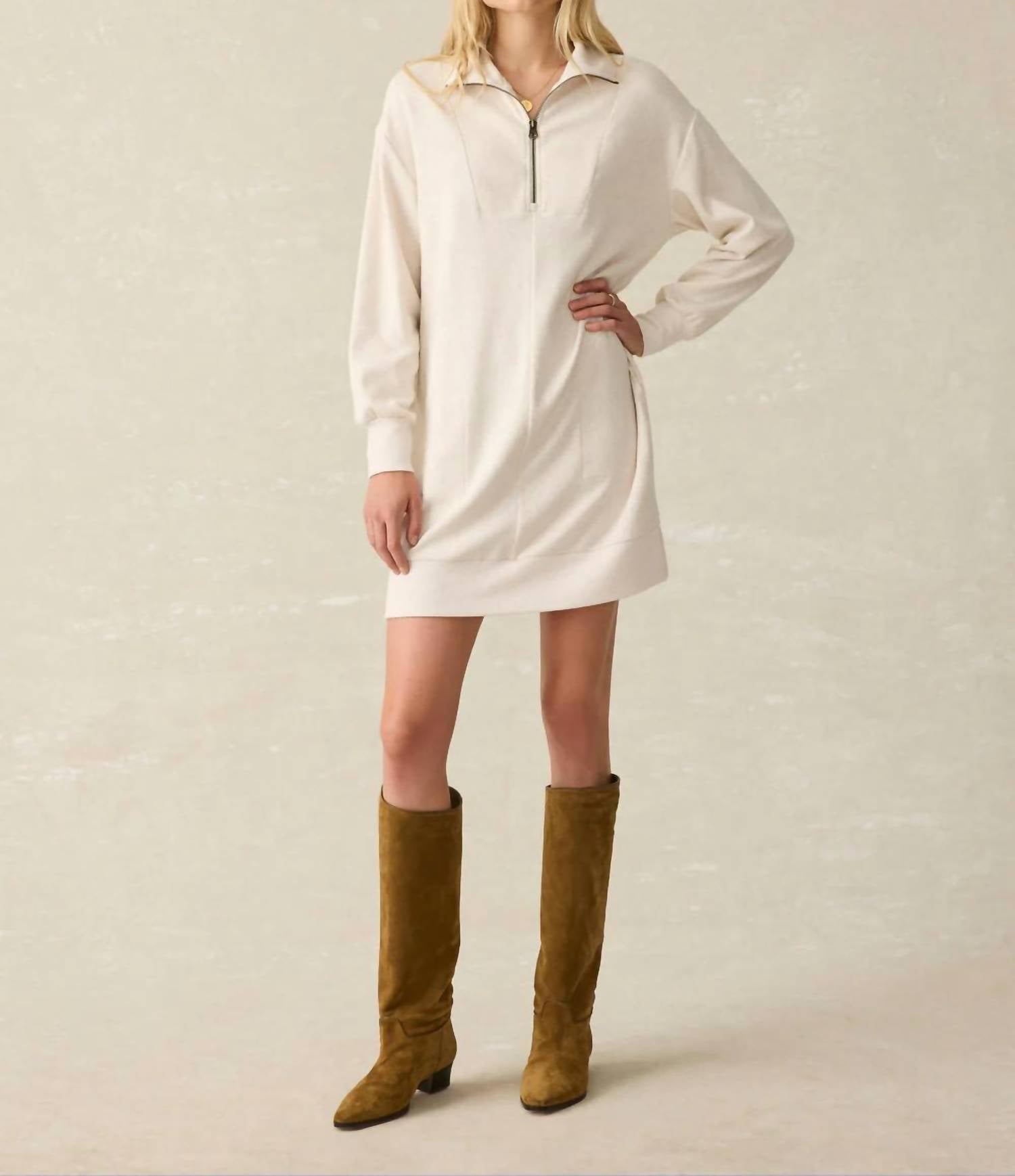Faherty - Legend Quarter Zip Dress