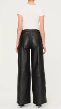 Dl1961 - Women'S - Zoie Leather Wide Leg Relaxed Pants