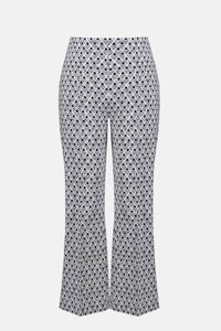 Joseph Ribkoff - Geometric Flared Crop Pant