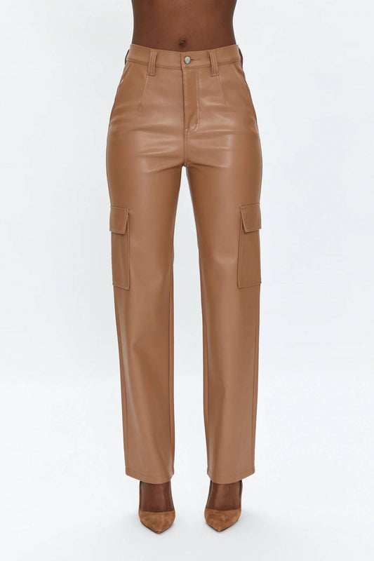 Pistola - Cassie Vegan Leather Cargo Pant