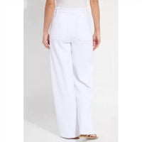Lysse - Erin Hi-waist Long Embroidered Denim Pant