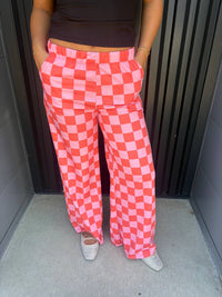 Jade By Jane - High Waist Wide Leg Knit Pant
