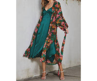 Dress Forum - Fleur Draped Sleeve Open Front Duster
