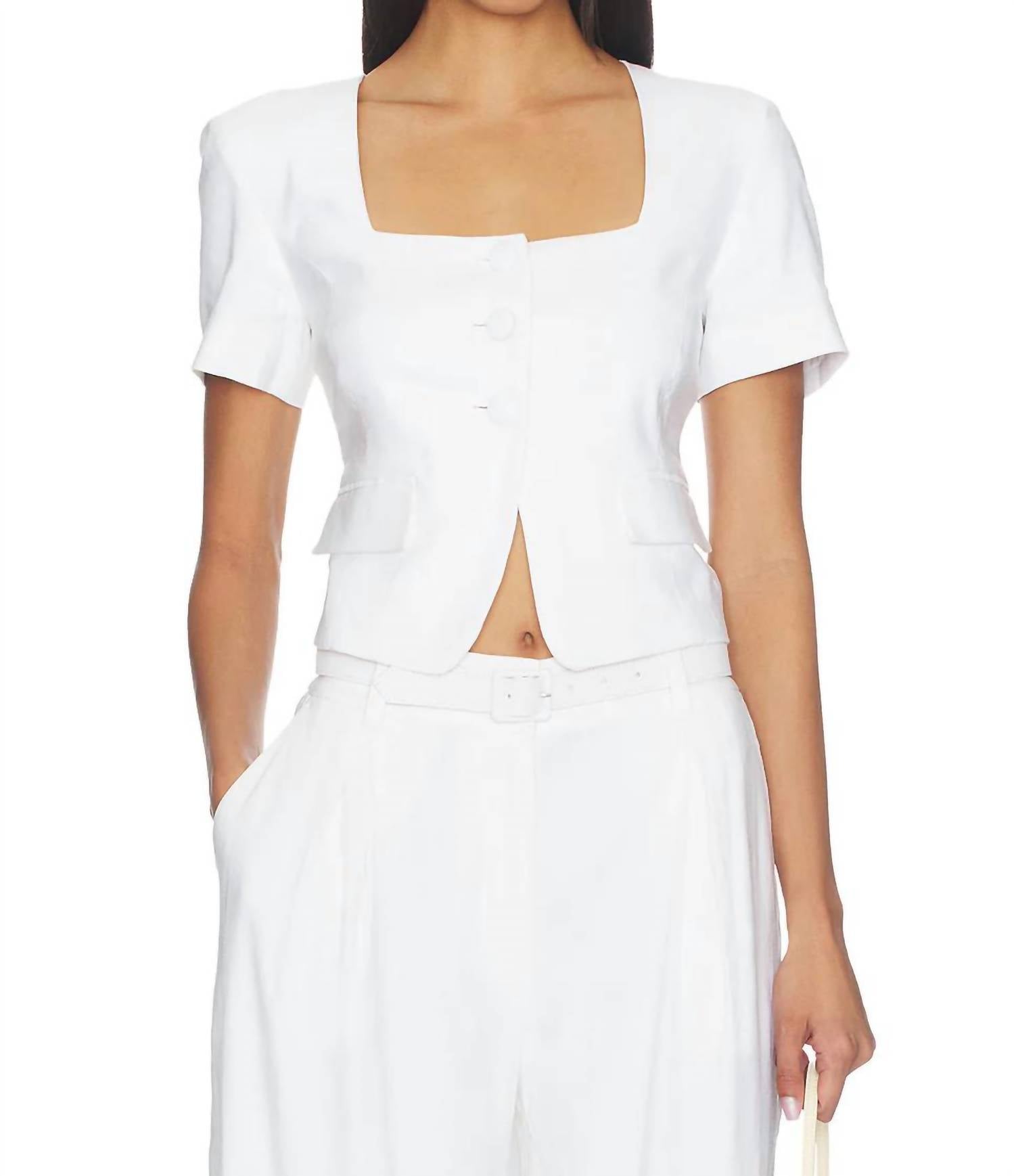 Favorite Daughter - Mayfair Linen Top