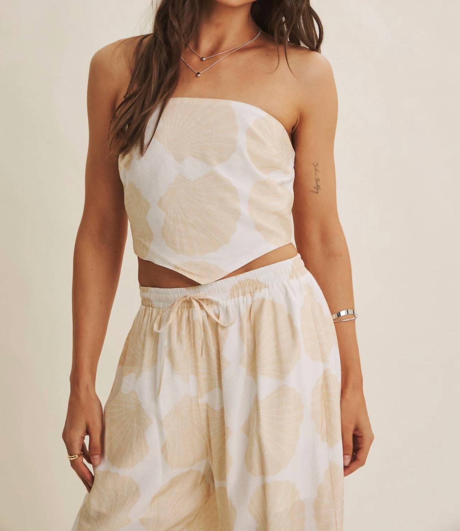 In February - Coastal Breeze Scarf Tube Top