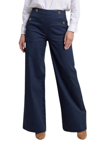 SOUTHERN TIDE Thalia Sailor Pant in dress blue - women's pants