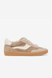 Dolce Vita Women's Notice Sneaker in dark taupe - women's sneaker - detail view