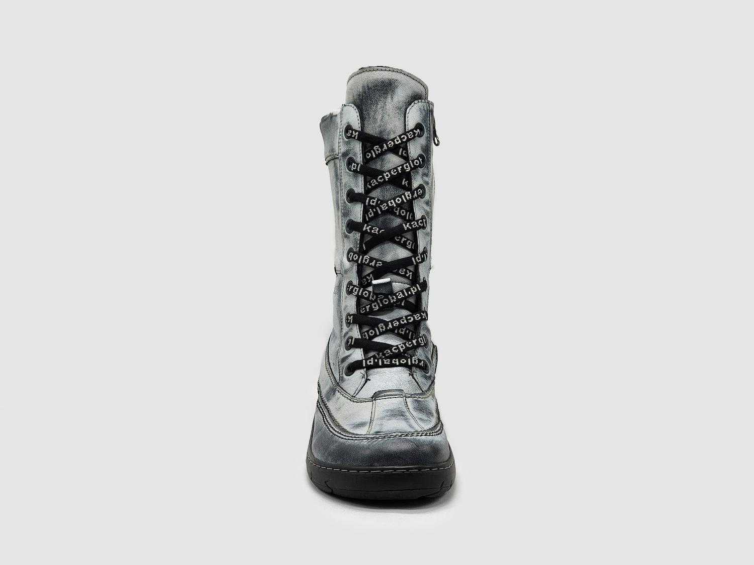Kcr Group - Women’s Original Tall Thick Zip-Up Leather Boots