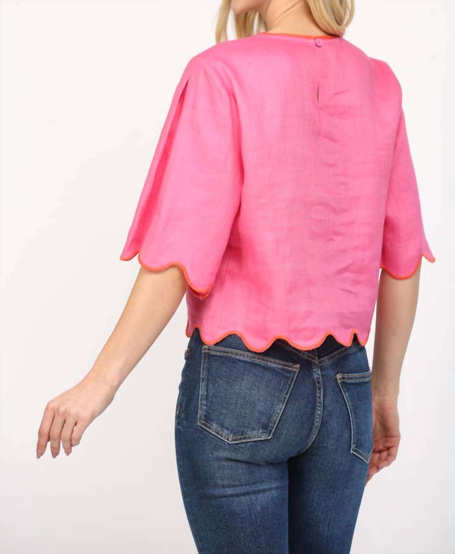Fate - Scalloped Top