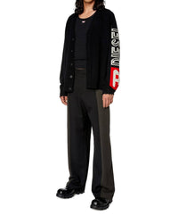 Diesel - Wool Cut-up Logo Cardigan