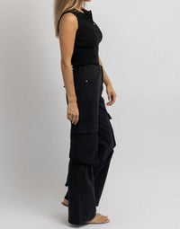 Papermoon - Revelry Cargo Denim Pant