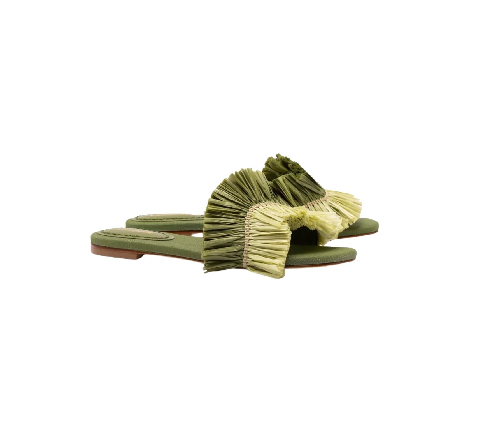 Larroude - Women's Ivy Fringe Flat